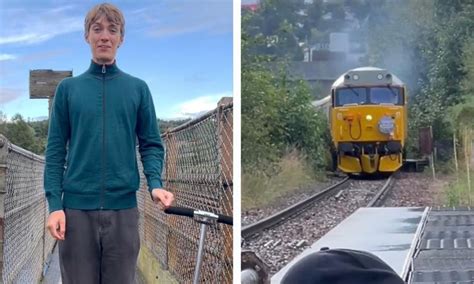 watch memory online|Online trainspotter Francis Bourgeois 'races' trains on Perth bridge.